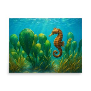 Póster caballitos de mar