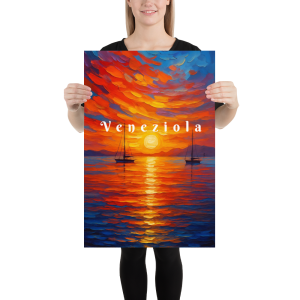 Póster Playa Veneziola ,Mar Menor